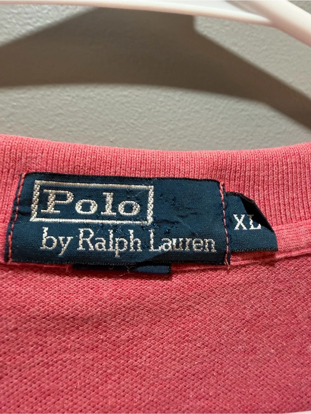 Ralph Lauren Men’s Coral Polo with Green Pony